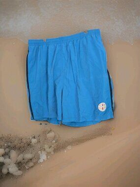 Cutter & Buck Vintage Blue Swim Trunks Men's Size XLT Mesh Lined Side Stripe